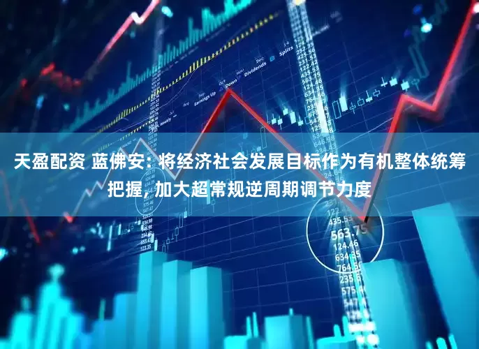 天盈配资 蓝佛安: 将经济社会发展目标作为有机整体统筹把握, 加大超常规逆周期调节力度
