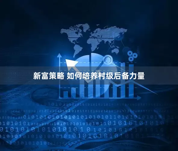新富策略 如何培养村级后备力量