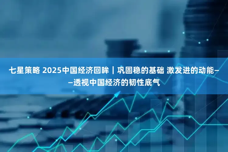 七星策略 2025中国经济回眸|巩固稳的基础 激发进的动能——透视中国经济的韧性底气