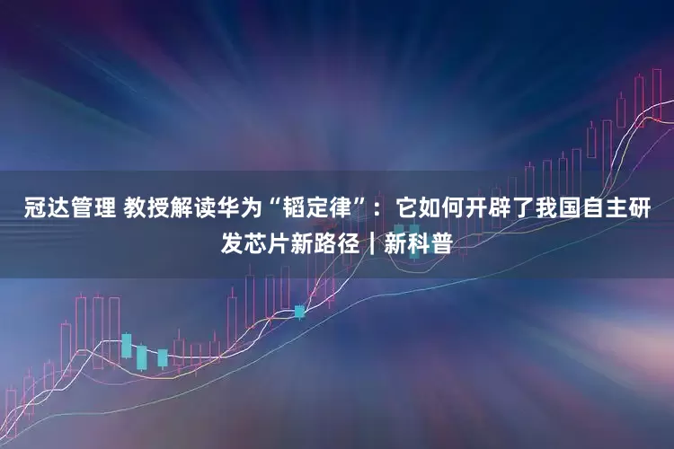 冠达管理 教授解读华为“韬定律”：它如何开辟了我国自主研发芯片新路径｜新科普
